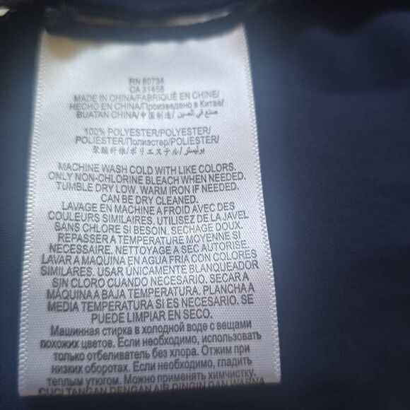 BCBGMaxAzria Janus Classic Navy One Shoulder Column Dress, Flutter Slv, EUC, S.4 - Picture 11 of 11